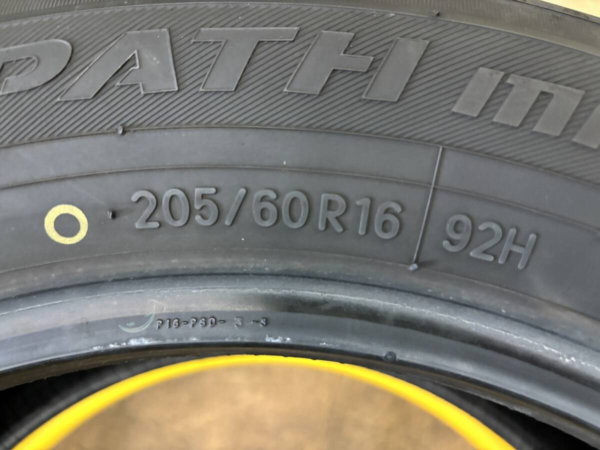 ☆送料無料 トーヨー トランパス mpZ 205/60R16 2021年製造 4本 中古 ラジアル タイヤ TOYO TRANPATH ミニバン用☆_画像9