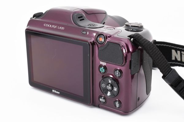 【美品・箱付き】 Nikon ニコン COOLPIX クールピクス L820 コンパクト デジタルカメラ　　#1340_画像5