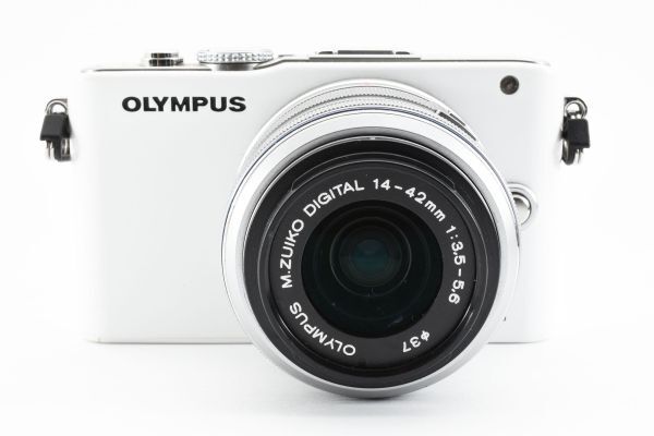 【箱付き】 OLYMPUS オリンパス PEN Lite E-PL3 レンズキット ミラーレス一眼カメラ ペン #1374の画像3
