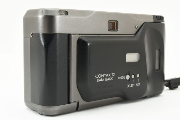 【希少】 Contax コンタックス T2 D データバック付き コンパクト フィルムカメラ チタンブラック コンパクト フィルムカメラ #1454_画像7