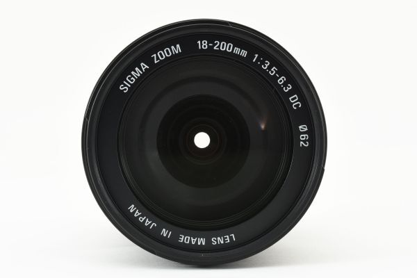 【美品】 SIGMA シグマ DC 18-200mm F3.5-6.3 for CANON EF キヤノン レンズ デジタル一眼カメラ キャノン #1403_画像3