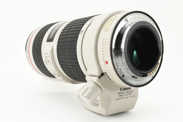 【美品・三脚座付き】 Canon キヤノン EF 70-200mm F4 L IS USM レンズ デジタル一眼カメラ 白レンズ キャノン #1405_画像7