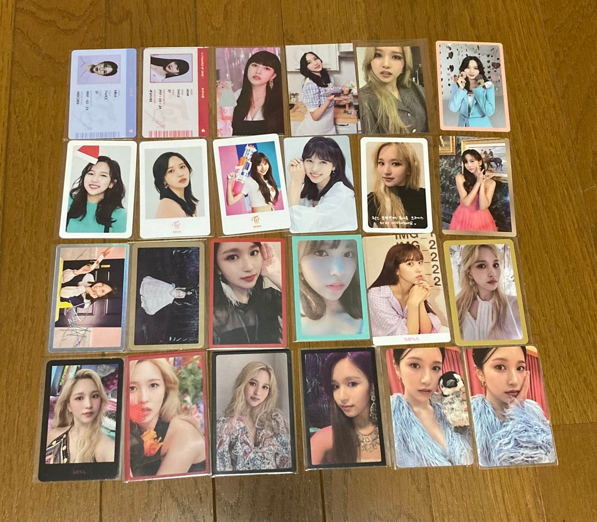 TWICE ミナ トレカ まとめ売り TWICE ミナ トレカ まとめ売り