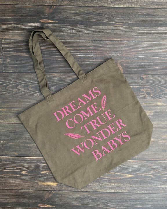 史上最強の移動遊園地 DREAMS COME TRUE WONDERLAND 2023 DWL2023×KEITAMARUYAMA TOTE BAG (KHAKI×PINK) ケイタマルヤマ　トートバッグ_画像1