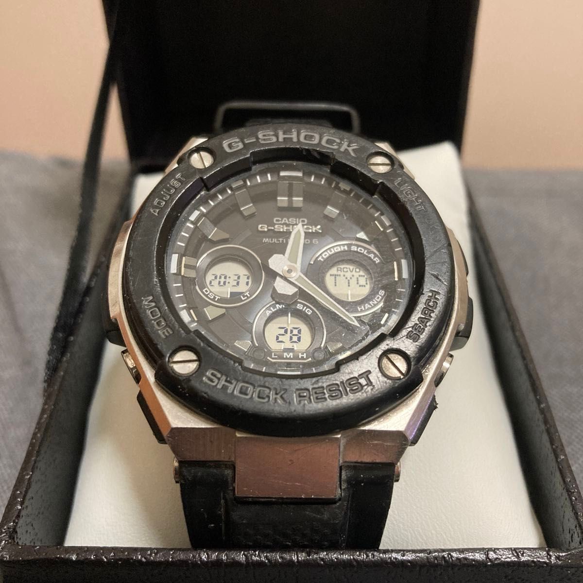 CASIO  G-SHOCK 5524  G-STEEL Gスチール 電波ソーラー 中古