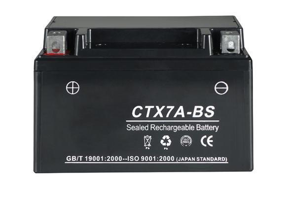 バイクバッテリー YUASA(ユアサ) YTX7A-BS互換 CTX7A-BS アドレスV125 CF46A CF4EA CF4MAの画像3