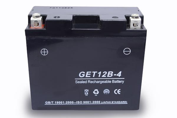 新品 バッテリー ジェル 充電済 GET12B-4 YT12B-4 GT12B-4 FT12B-4 12B-BS 互換 ドラッグスター FZ400 TDM900_画像2