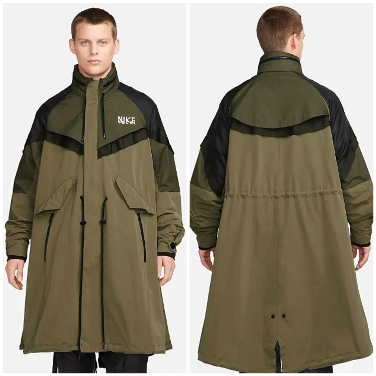 美品】NIKE ナイキ × Sacai サカイ【NRG Trench Jacket DQ9028 美品】NIKE ナイキ × Sacai サカイ【NRG Trench Jacket DQ9028