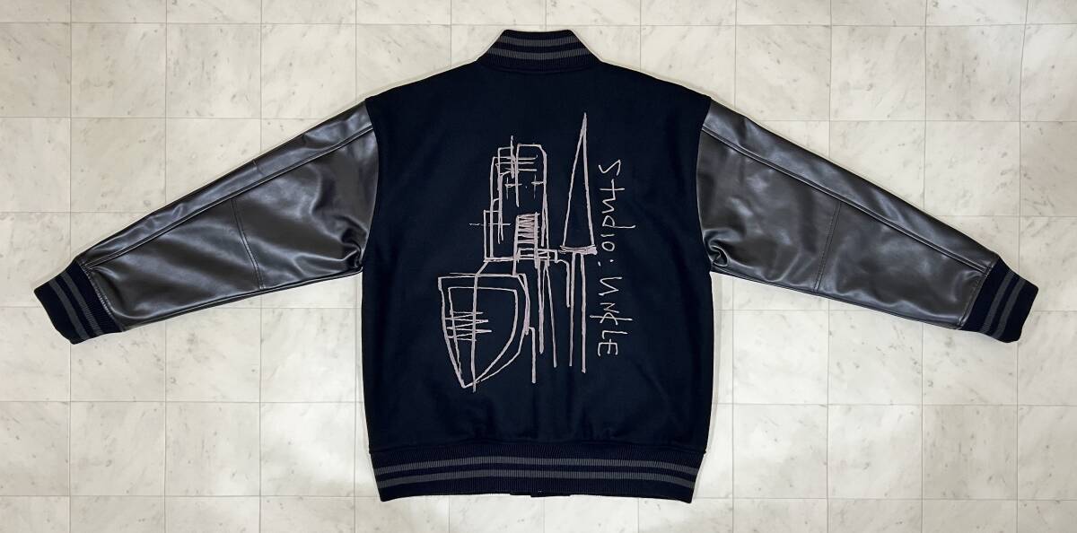 UNKLE x Studio AR.Mour VARSITY JACKET バーシティ ジャケット スタジャン Mサイズ ブラックの画像4