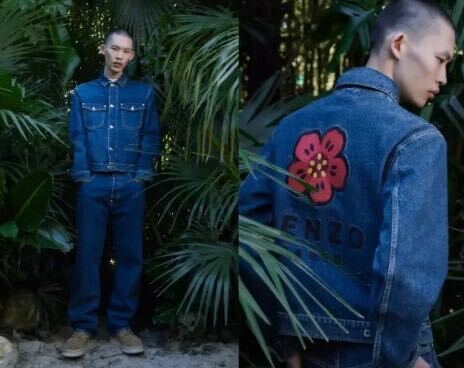 新品】KENZO PARIS ケンゾー【EMBROID DENIM JACKET 新品】KENZO PARIS ケンゾー【EMBROID DENIM JACKET