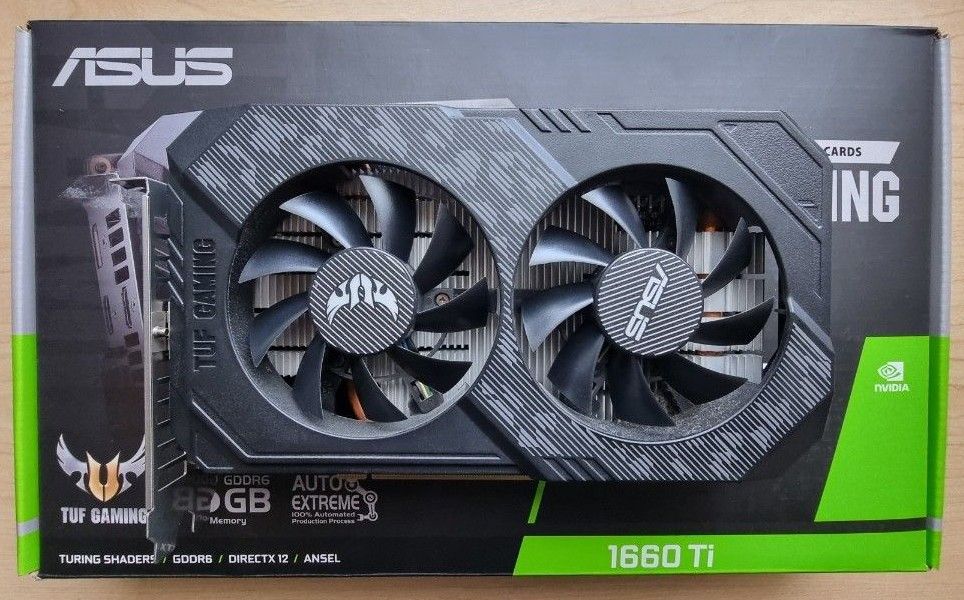 ASUS TUF Gaming GeForce GTX 1660 Ti TUF-GTX1660TI-T6G-EVO-GAMING