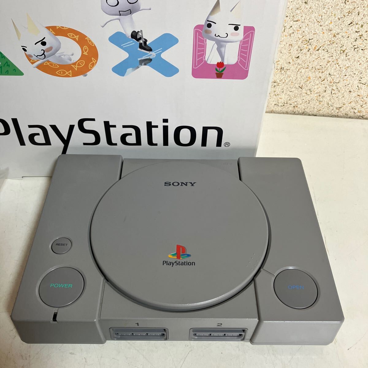 SONY ソニー PlayStation プレイステーション SCPH-9000　本体 箱付　レトロ　ゲーム機 保管品_画像2