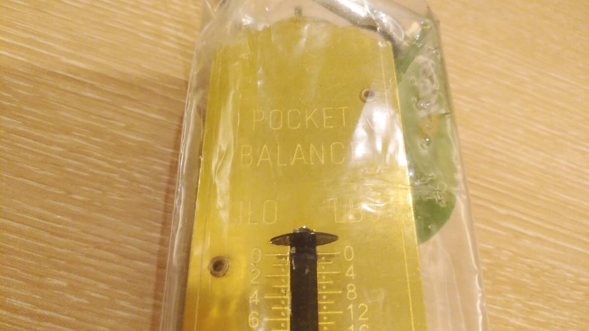 【新品・未使用】吊りはかり　ばねはかり　スプリングスケール　ポケットバランス　外国製　spring scale pocket balance KILO LBS