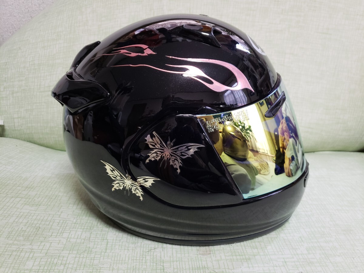 Arai アライ フルフェイスヘルメット ARAI ヘルメット QUANTUM-J ブラック 美品　使用数回_画像4