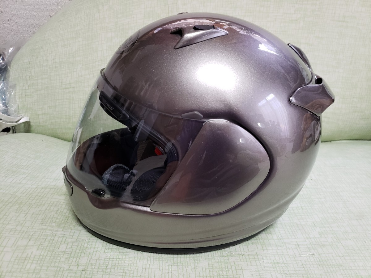 Arai アライ フルフェイスヘルメット ARAI ヘルメット QUANTUM-J グレー 美品　使用一回のみ_画像3