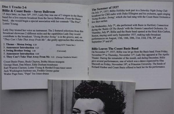 Billie Holiday Rare Live Recordings 1939-1959 5CD_画像3