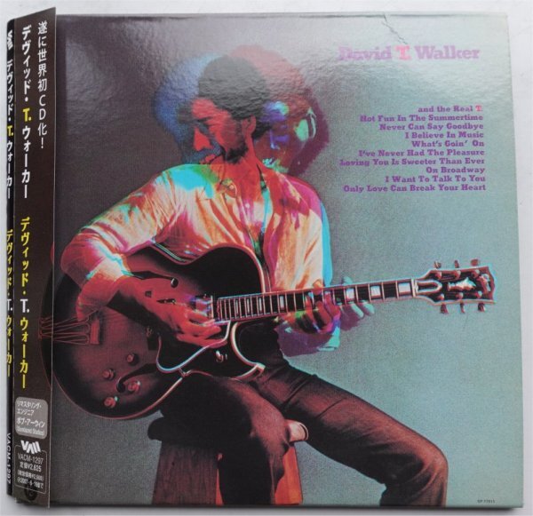 David T.Walker 1CD paper jacket Japanese record with belt 