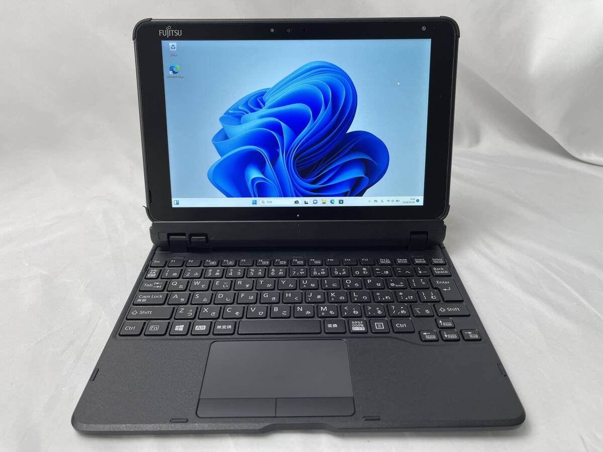 ★1円～スタート！富士通 ARROWS Tab Q5010/CB ◆Intel Celeron N4000 @ 1.10GHz ◆メモリ4GB/eMMC64GB ※Windows 11【ジャンク品】963の画像1