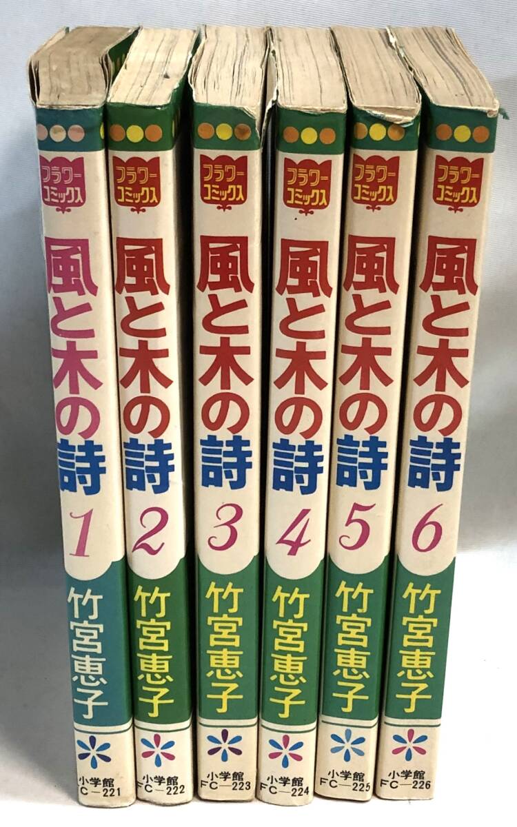 ◇風と木の詩　竹宮恵子　1～6巻　小学館　フラワーコミックス_画像1