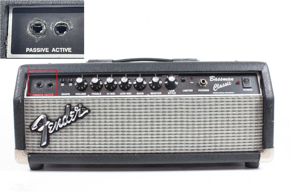 Fender Bassman Classic ベースアンプ ヘッドアンプ フェンダー 【現状品】_画像3