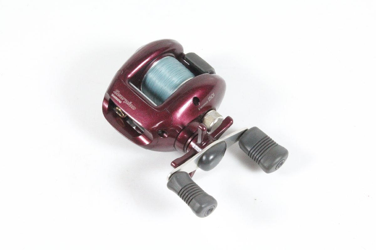 SHIMANO Scorpion 1501 ベイトリール 左 レフトハンドル 釣り具 釣り フィッシング シマノ スコーピオン 【現状品】_画像1