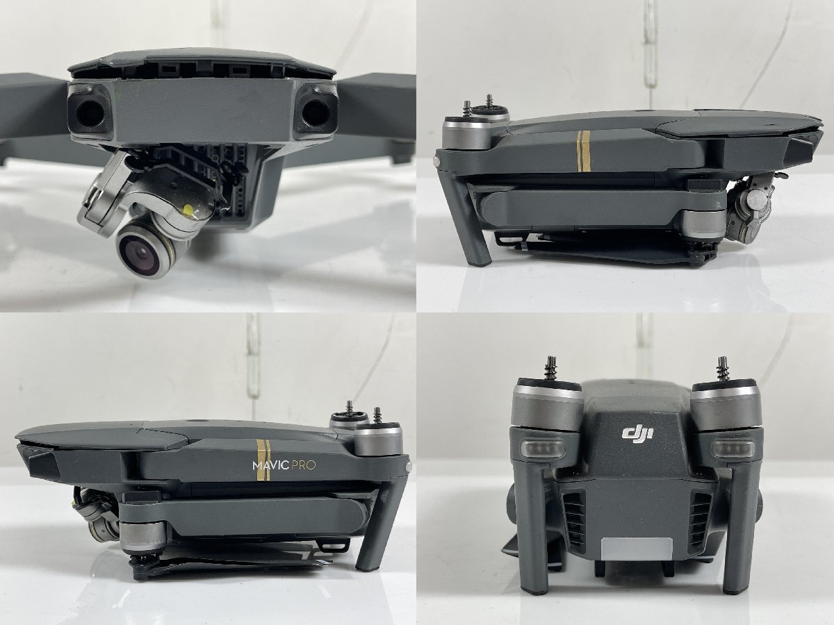 DJI MAVIC PRO M1P ドローン GL200A M1CH-S FB1-3830mAh-11.4V コントローラ バッテリー充電器 バッテリー×3個 セット 【ジャンク品】_画像5