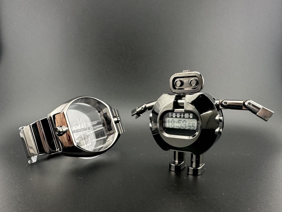 送料無料 超希少 TOKIMA トキマ ロボット時計 デジタル腕時計 1998年復刻版 バンダイ BANDAIの画像1