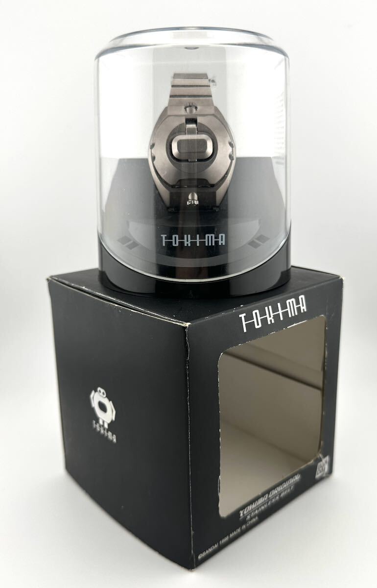 送料無料 超希少 TOKIMA トキマ ロボット時計 デジタル腕時計 1998年復刻版 バンダイ BANDAI チタンシルバー_画像5