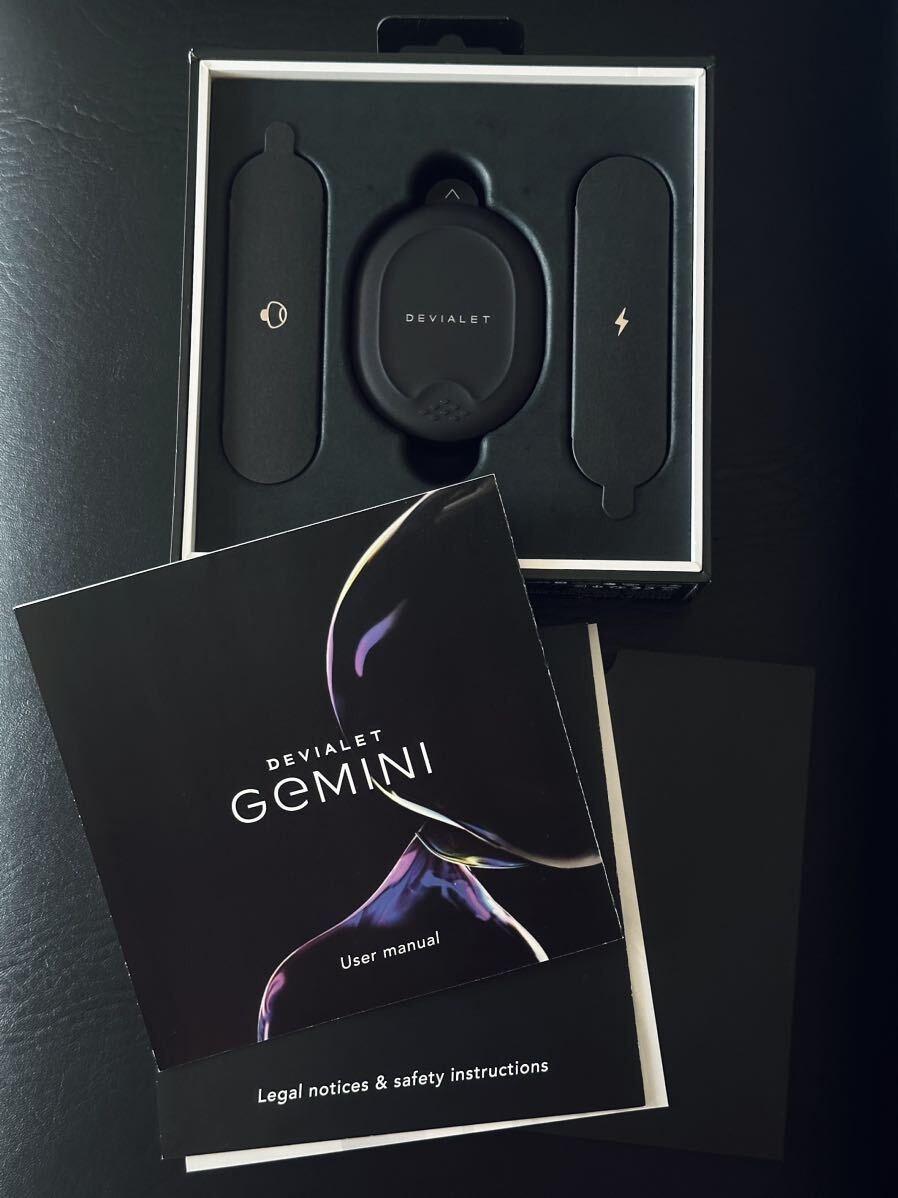 DEVIALET GEMINI 完全ワイヤレスイヤホン ノイズキャンセリング bluetooth デビアレ 外部音取込み_画像6