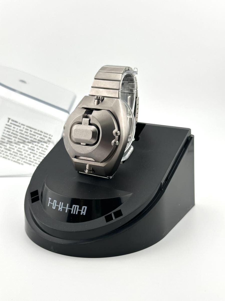 送料無料 超希少 TOKIMA トキマ ロボット時計 デジタル腕時計 1998年復刻版 バンダイ BANDAI チタンシルバー_画像6
