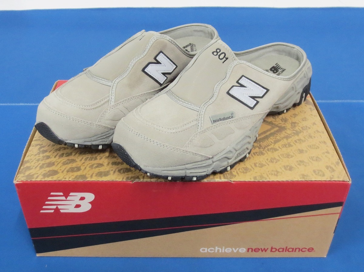 未使用★日本未発売モデル☆New Balance Slide Sandal M801SGR≪5≫ グレー 28.0cm（USA10） ニューバランス スライドサンダル (5662)の画像1