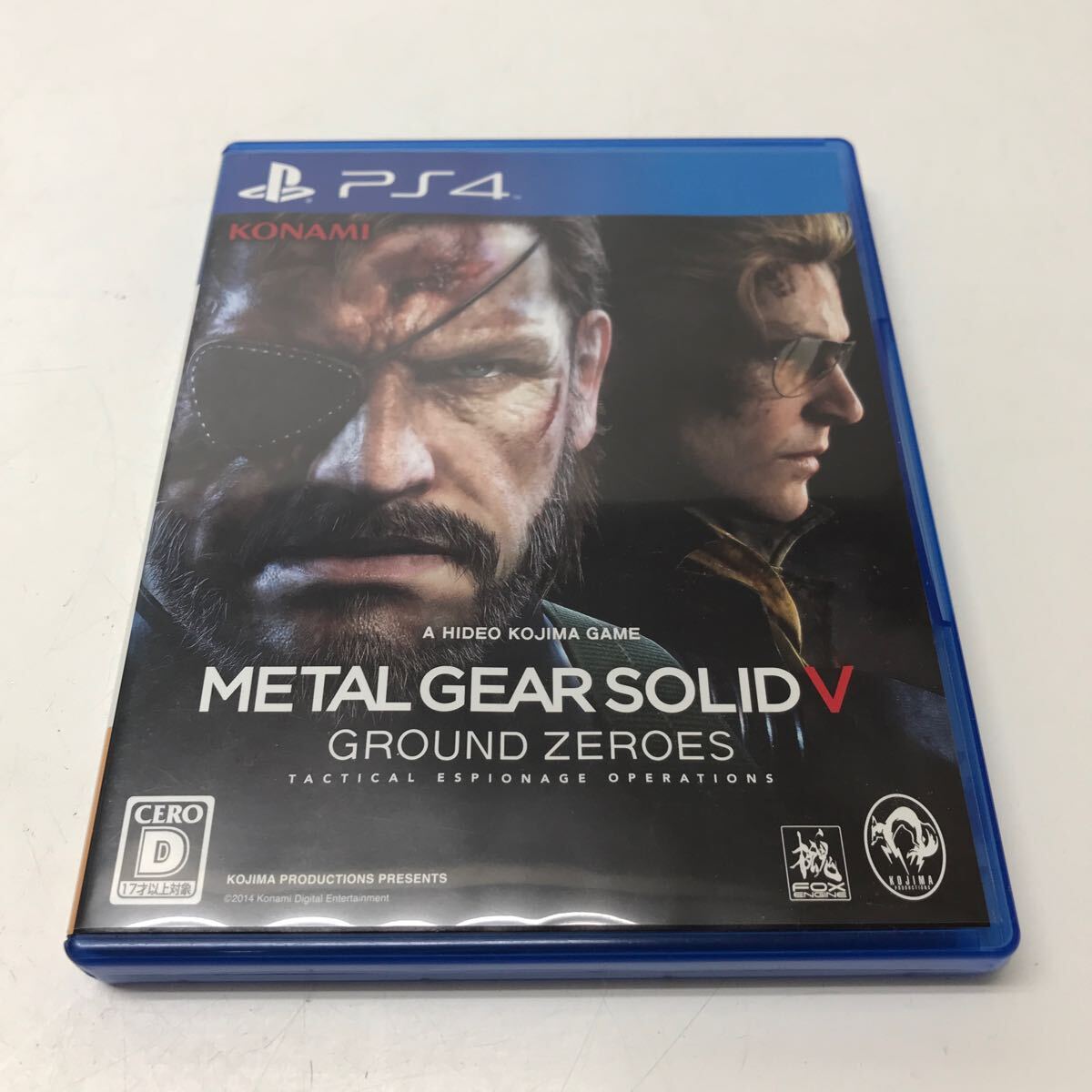 A576★Ps4ソフト METAL GEAR SOLID V:GROUND ZEROES【動作品】_画像1