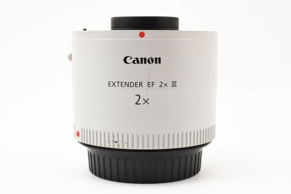 Canon キヤノン EXTENDER EF 2X III エクステンダー カメラ用アクセサリー 元箱＆ポーチ付の画像4