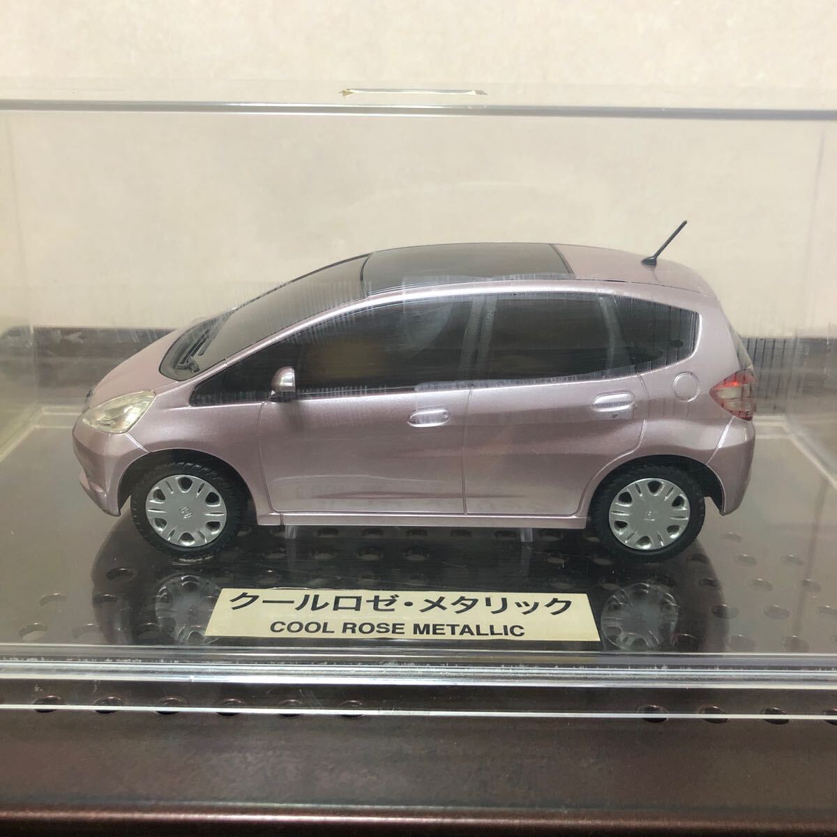 88 1/24 ホンダ ディーラー特注 非売品 カラーサンプル フィット FIT GE ミニカー クールロゼ メタリック 模型 完成品