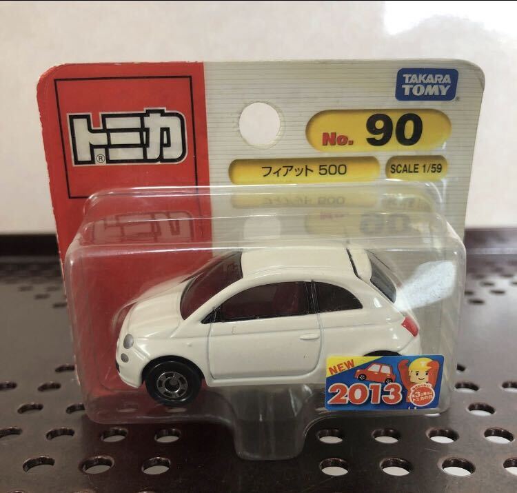 未開封 当時物 レア トミカ No.90 フィアット 500 ミニカー_画像1