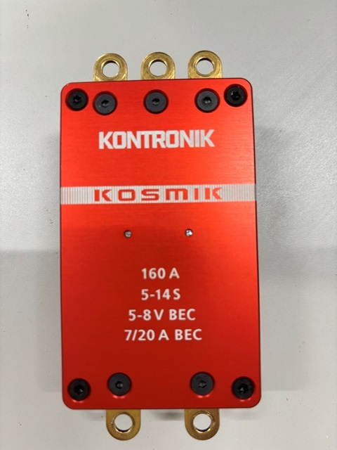 ☆KONTRONIK KOSMIK 160+HV　RCPROPLUSコネクター中古品　送料込み☆_画像2