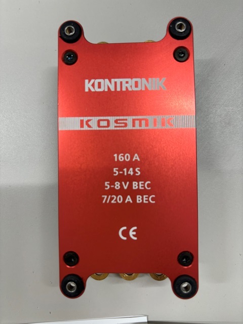 ☆KONTRONIK KOSMIK 160+HV　RCPROPLUSコネクター中古品　送料込み☆_画像3