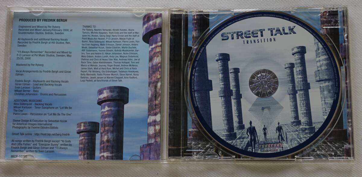 CD-＊M46■ストリートトーク 　トランジション　帯付　MICP-10195 STREET TALK TRANSITION■ _画像2