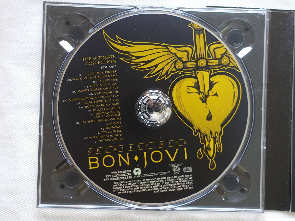  CD-＊M34■ボンジョヴィ グレイテストヒッツ アルティメットコレクション 2枚組 帯付 SHM-CD BON JOVI■の画像3