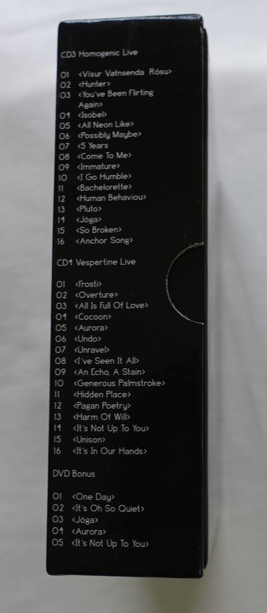 CD-＊M62■Bjork ビョーク　Live BOX 4CD＋DVD　EU盤■_画像5