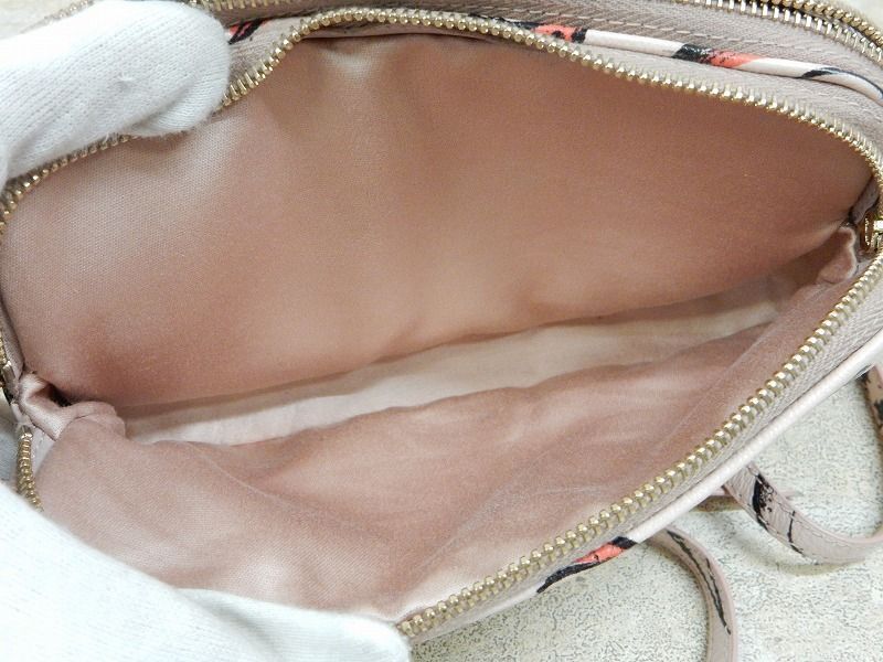  superior article! MIU MIU/ MiuMiu Japan limitation moon face shoulder bag / Mini bag [6517y1]