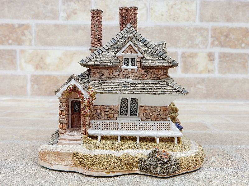 Lilliput Lane リリパットレーン DIAMOND COTTAGE Blaise Hamlet ミニチュアハウス/ジオラマ 置物 欠け有り 【7368y1】_画像4