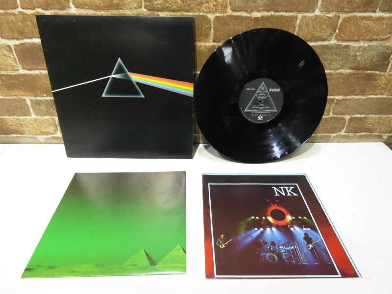 PINK FLOYD THE DARK SIDE OF THE MOON pink floyd madness LP record poster 2 sheets attaching western-style music lock [1050mk]