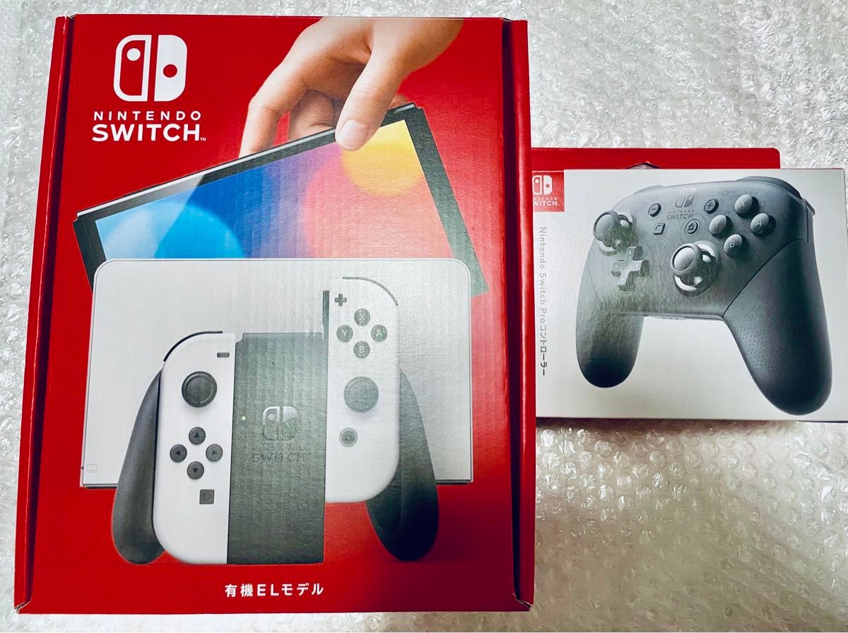 ☆美品☆ Nintendo Switch 有機ELモデル ホワイト 任天堂 ニンテンドースイッチ 純正正規品 プロコン セット