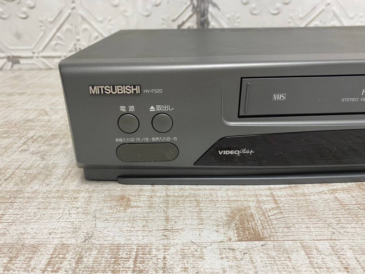 ★a-107　MITSUBISHI ビデオカセットレコーダー HV-F520_画像3