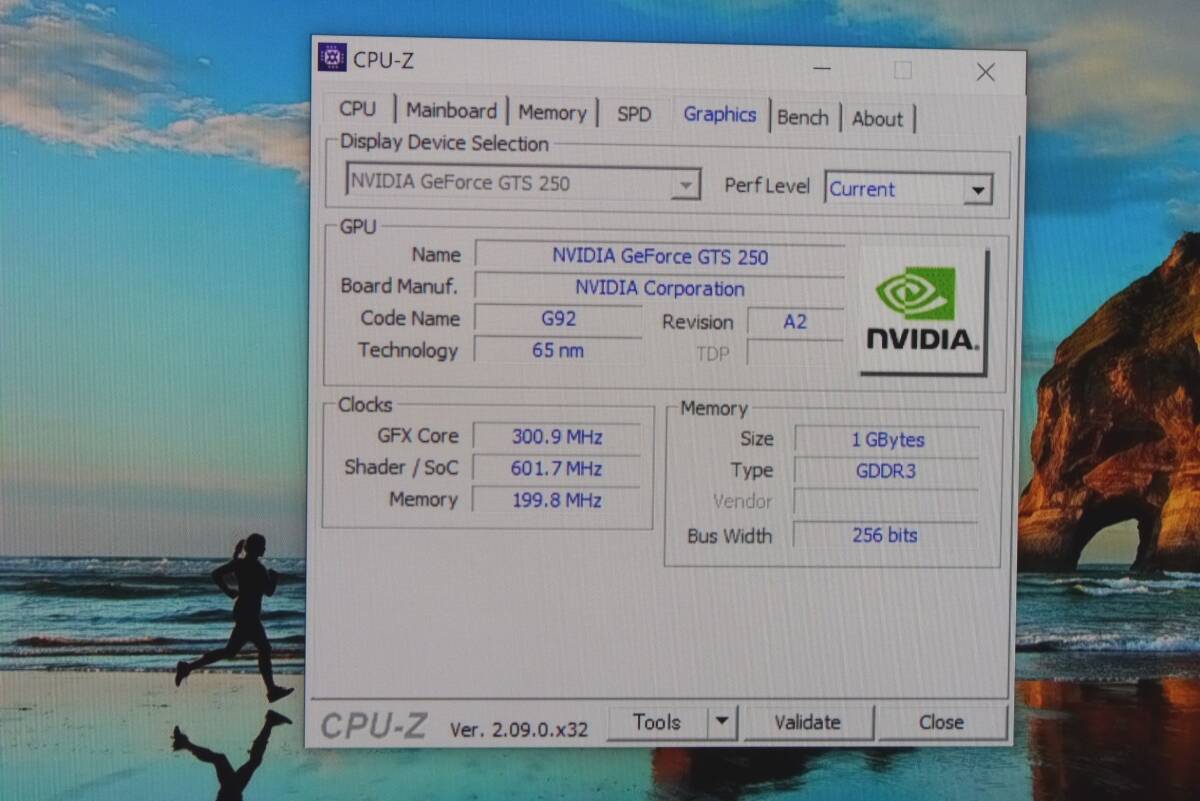 NVIDIA Geforce GTS250 動作確認済 美品_画像9