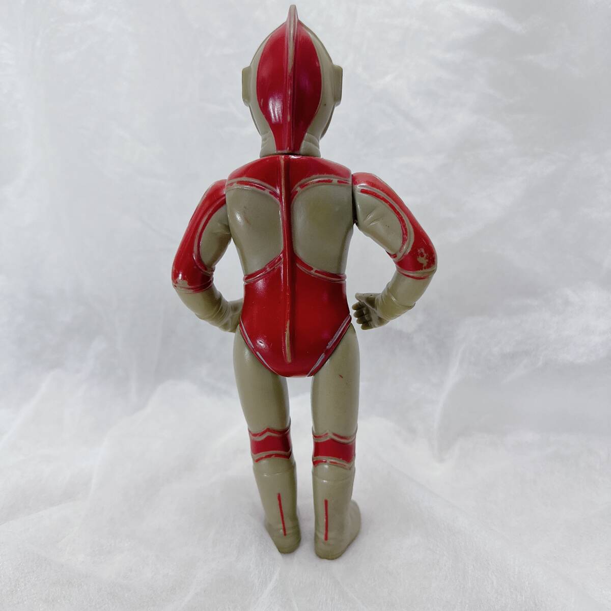 円谷プロ ブルマァク 当時物 ウルトラマン ソフビ人形 約23cm の画像4