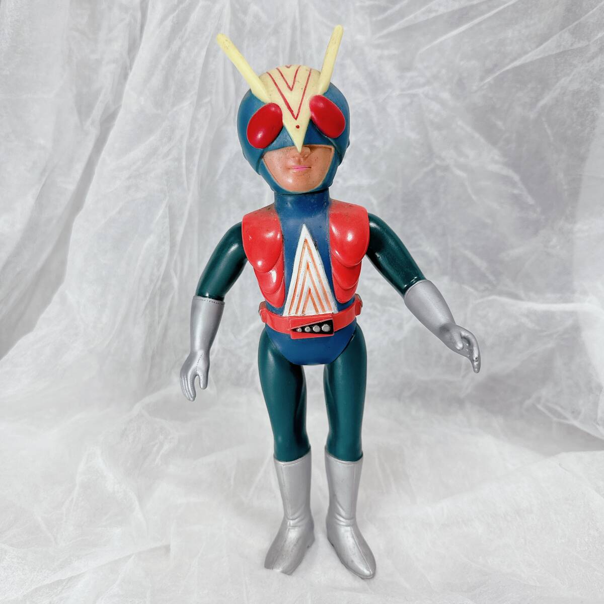  old Bandai that time thing Kamen Rider Kamen Rider man sofvi height approximately 28cm