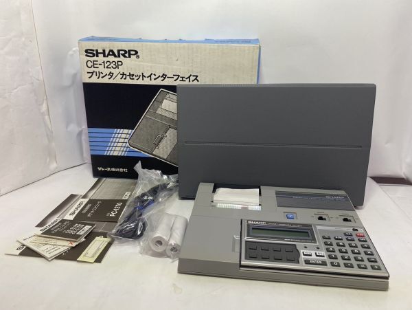 SHARP シャープ　PC-1270　CE-123P プリンタ カセットインターフェイス ポケットコンピュータ ポケコン_画像1