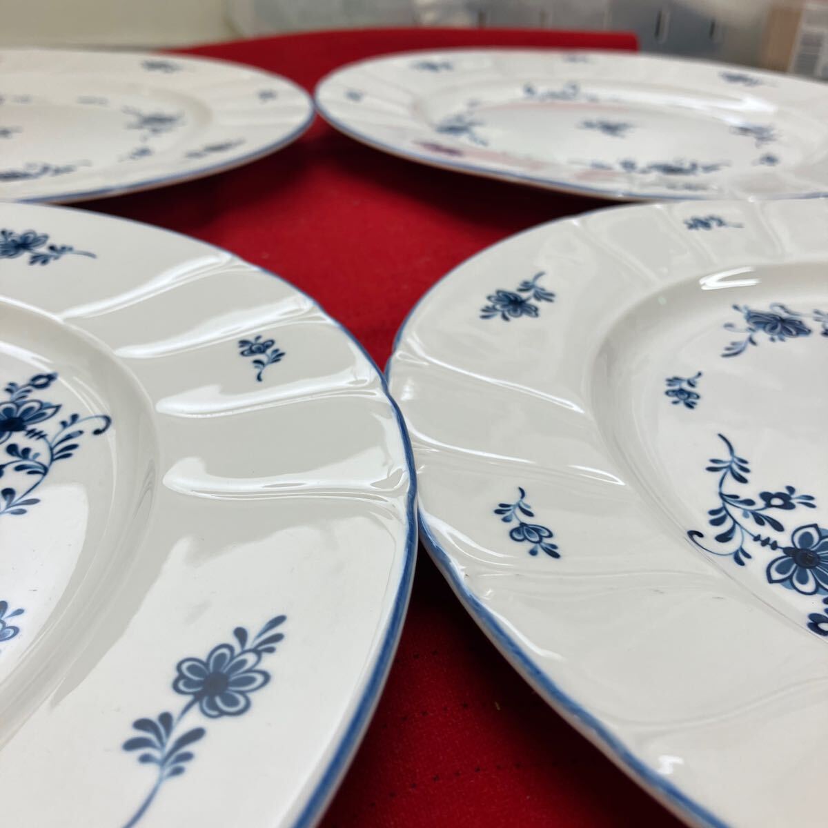 【ノリタケ クラフトーン 大皿 6枚セット】プレート CRAFTONE Noritake 花柄【A9-4】0501_画像4